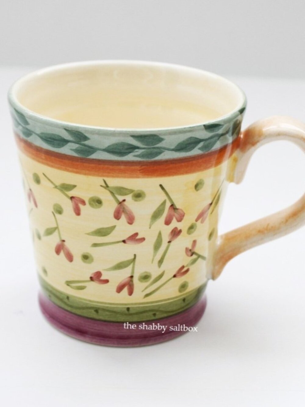 Julie Ingleman Coffee Mug Culinary Arts Studio Collection Large 16 Oz Yellow Cup